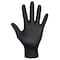 Sas Safety Raven, Disposable Gloves, 7 mil Palm, Nitrile, Powder-Free, M, 600 PK, Black 66517-01 - alternate 2